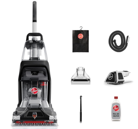 Hoover Powerscrub XL Pet Carpet Cleaner, Upright Shampooer, FH68050