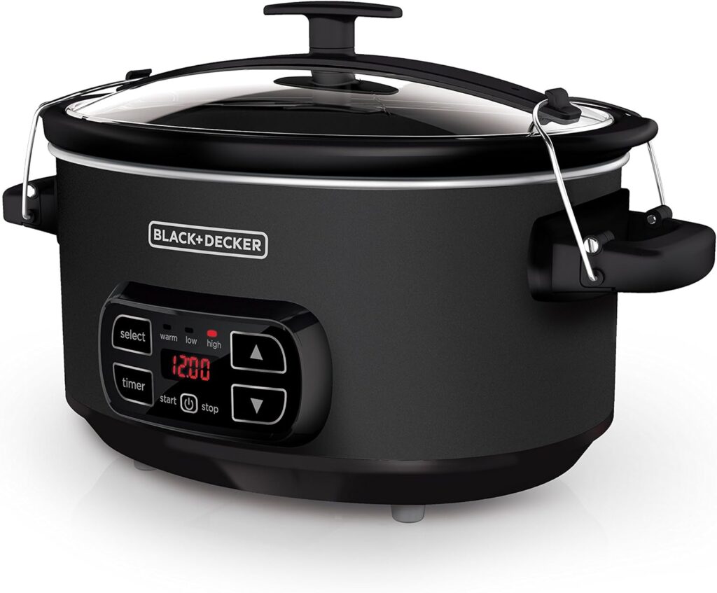 BLACK+DECKER 7-Quart Digital Chalkboard Slow Cooker
