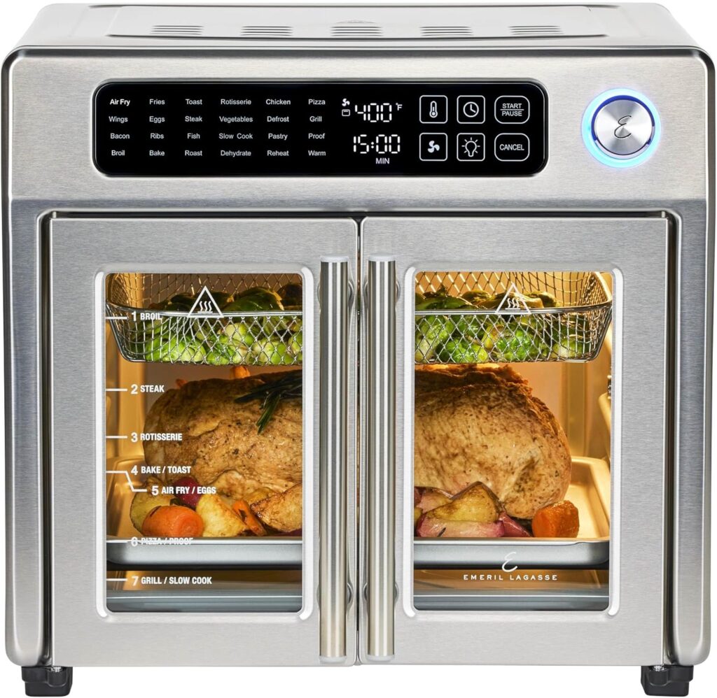 Emeril Lagasse Extra Large French Door Air Fryer Toaster