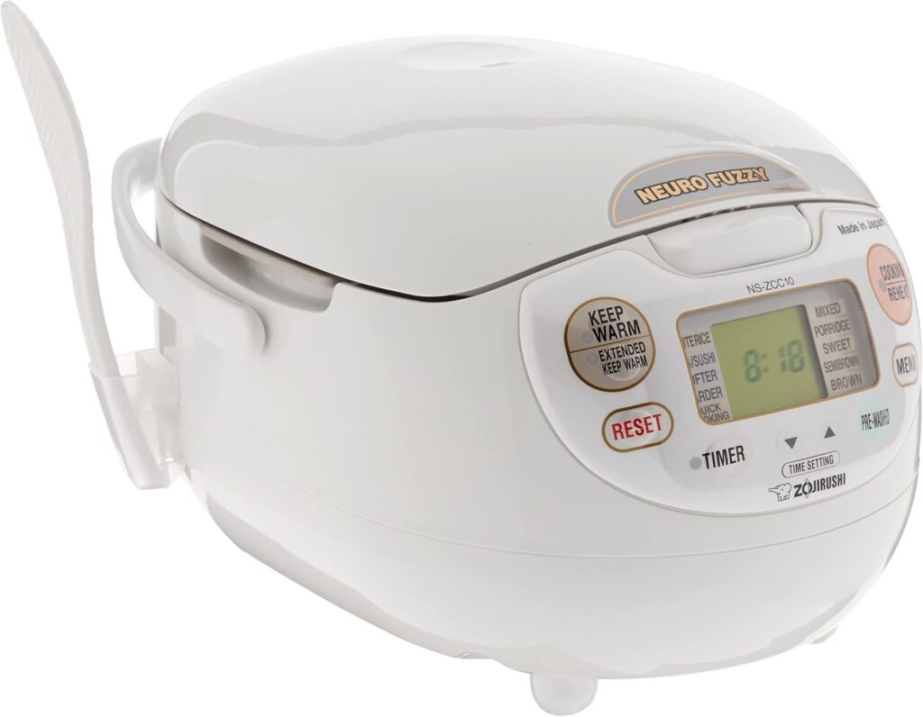 Zojirushi NS-ZCC10 5-1/2-Cup Neuro Fuzzy Rice Cooker
