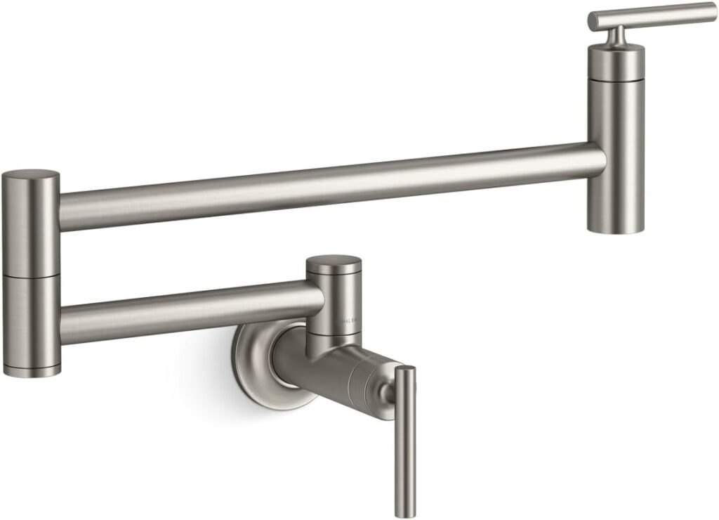 Pfister 35745-VS Contemporary Wall-Mount Pot Filler