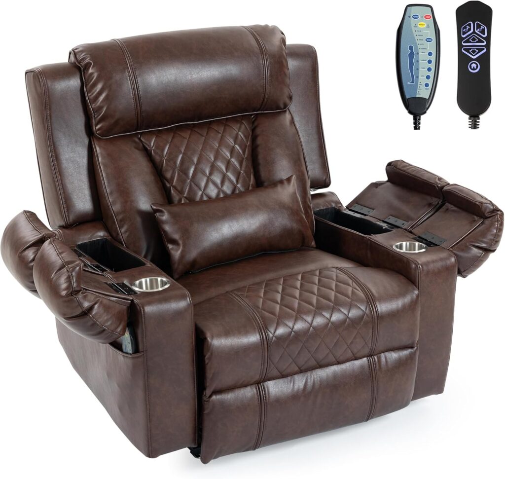 FUNECORP Oversized Massage Recliner