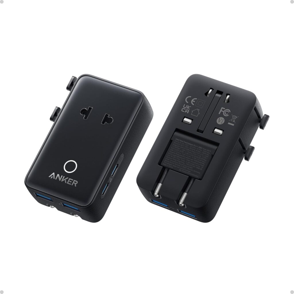 Anker Travel Adapter 3-in-1 Cube (Model B0DHVNW1CN)