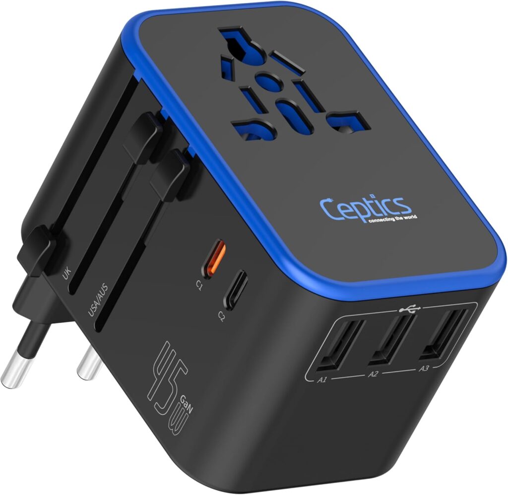 Ceptics World International Travel Adapter Kit
