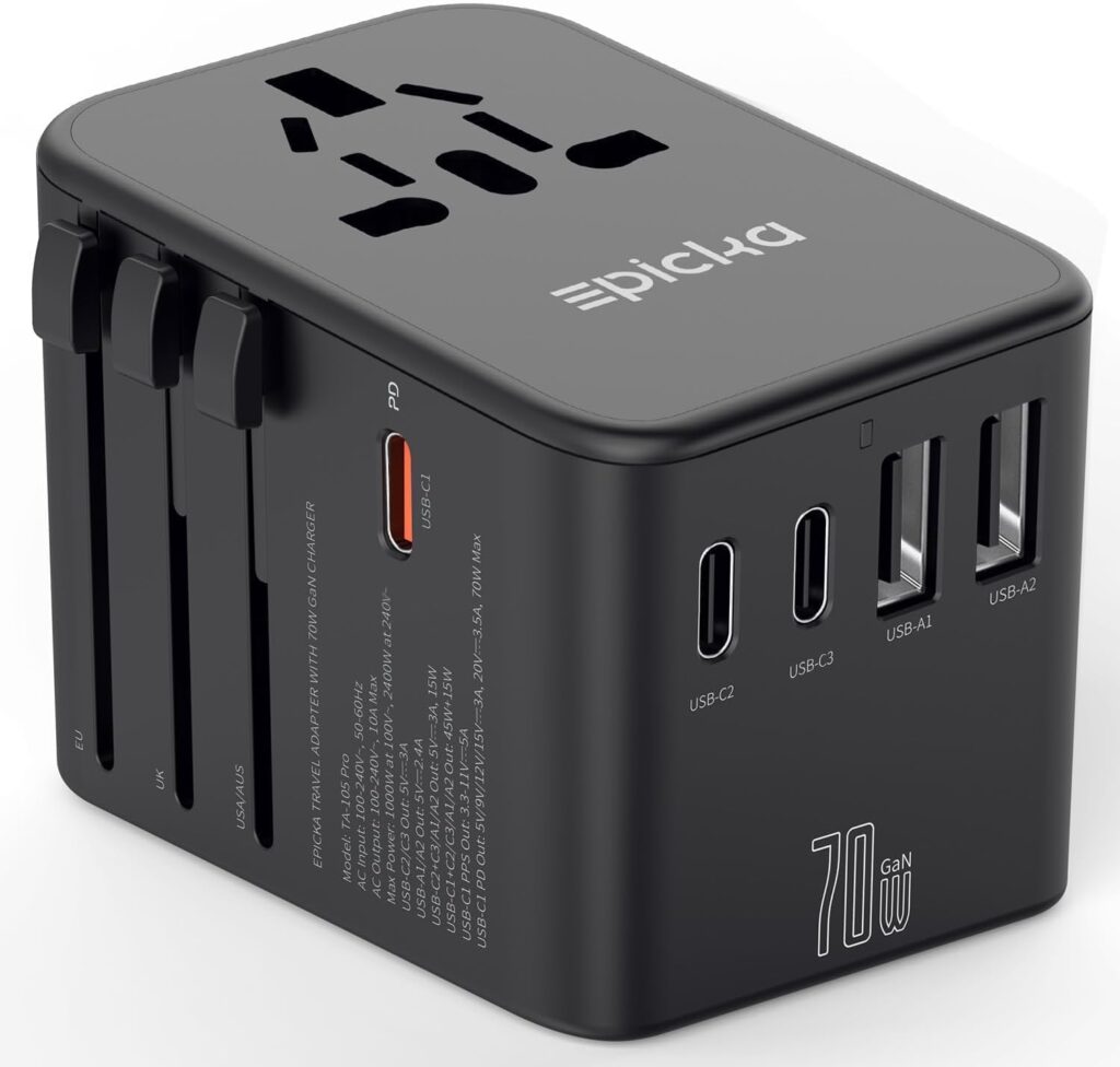 EPICKA Universal International Travel Adapter TA-105 Pro