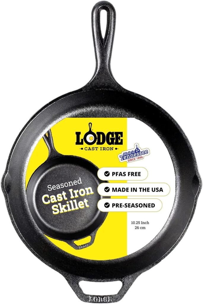 Lodge 10.25" Pre-Seasoned Cast Iron Skillet (L8SK3)