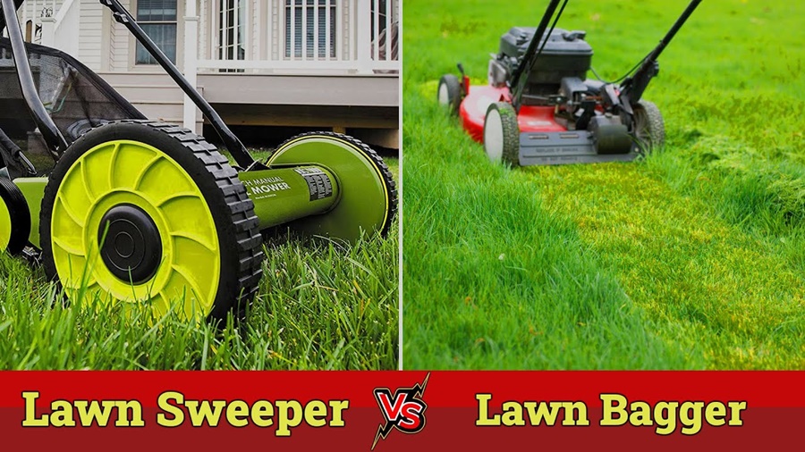 Lawn sweeper vs leaf sweeper