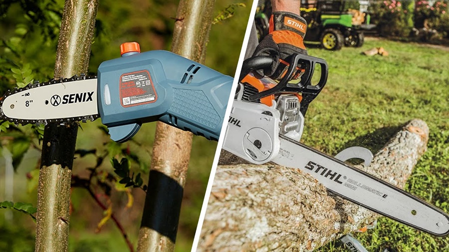 Chainsaw vs Pole Saw