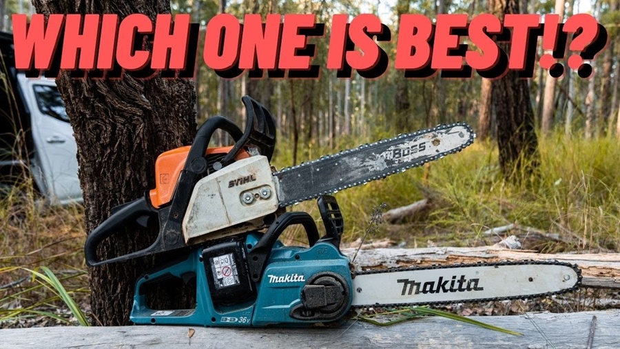 Electric Chainsaw vs Petrol Chainsaw