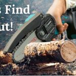 Mini chainsaw vs full-size chainsaw