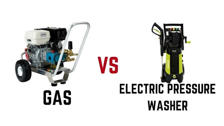 electric pressure washer vs gas pressure washer