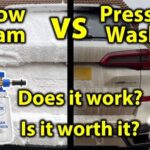 pressure washer vs foam cannon